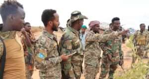 Ciidamada Galmudug iyo Kuwa Deegaanka oo Kaabiga Ku haaya Degmada Bacaadwayn(Sawiro)